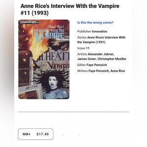 Anne Rice’s Interview with a Vampire #11